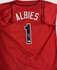 OZZIE ALBIES SIGNED CUSTOM REPLICA RED BRAVES JERSEY - ATLANTA BRAVES MLB - JSA