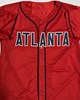 OZZIE ALBIES SIGNED CUSTOM REPLICA RED BRAVES JERSEY - ATLANTA BRAVES MLB - JSA