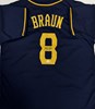 RYAN BRAUN SIGNED CUSTOM BREWERS BLUE JERSEY - JSA