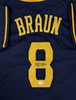 RYAN BRAUN SIGNED CUSTOM BREWERS BLUE JERSEY - JSA