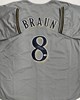 RYAN BRAUN SIGNED CUSTOM BREWERS GRAY JERSEY - JSA