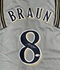 RYAN BRAUN SIGNED CUSTOM BREWERS GRAY JERSEY - JSA