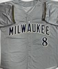 RYAN BRAUN SIGNED CUSTOM BREWERS GRAY JERSEY - JSA