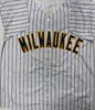 RYAN BRAUN SIGNED CUSTOM BREWERS PINSTRIPE JERSEY - JSA
