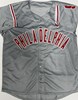 RYAN HOWARD SIGNED CUSTOM REPLICA PHILLIES GREY JERSEY - BAS