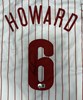 RYAN HOWARD SIGNED CUSTOM REPLICA PHILLIES PINSTRIPE JERSEY - BAS
