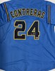 WILLIAM CONTRERAS SIGNED CUSTOM REPLICA BREWERS ALTERNATE JERSEY - BAS