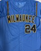 WILLIAM CONTRERAS SIGNED CUSTOM REPLICA BREWERS ALTERNATE JERSEY - BAS