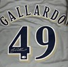YOVANI GALLARDO SIGNED CUSTOM REPLICA GRAY JERSEY - MILWAUKEE BREWERS - JSA