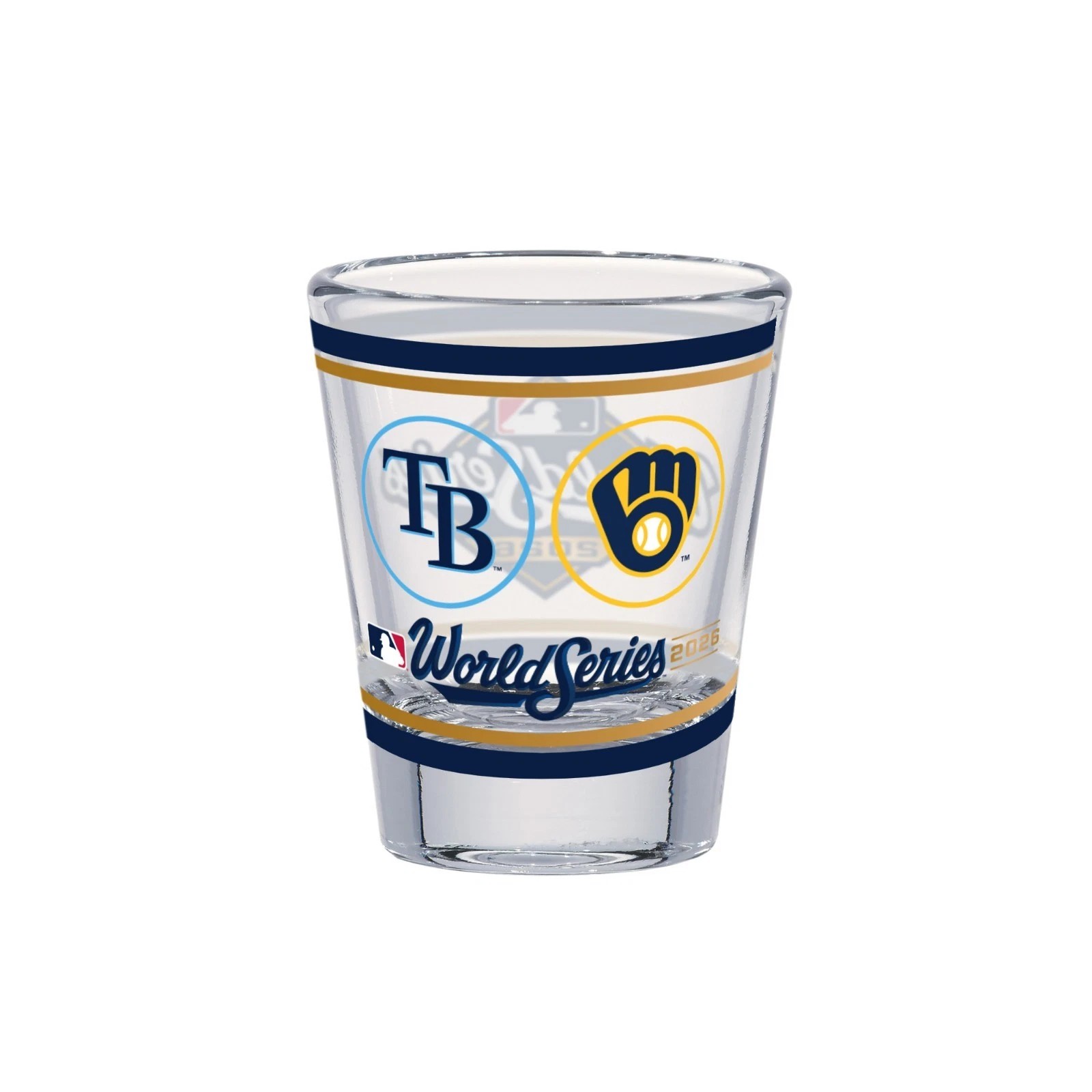 Brewers vs Rays 2026 World Series Shot Glass MLB