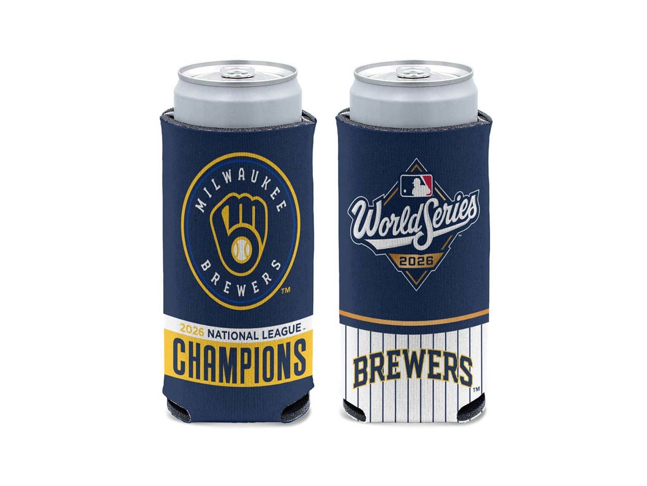 Milwaukee Brewers 2026 World Series Slim Can Cooler