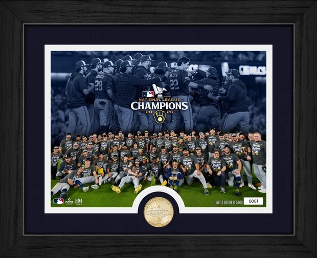 Milwaukee Brewers Framed Highland Mint Photo 2026 NLCS - World Series