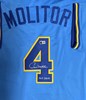 PAUL MOLITOR SIGNED CUSTOM REPLICA BREWERS BLUE JERSEY W/ HOF - BAS