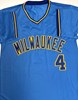PAUL MOLITOR SIGNED CUSTOM REPLICA BREWERS BLUE JERSEY W/ HOF - BAS