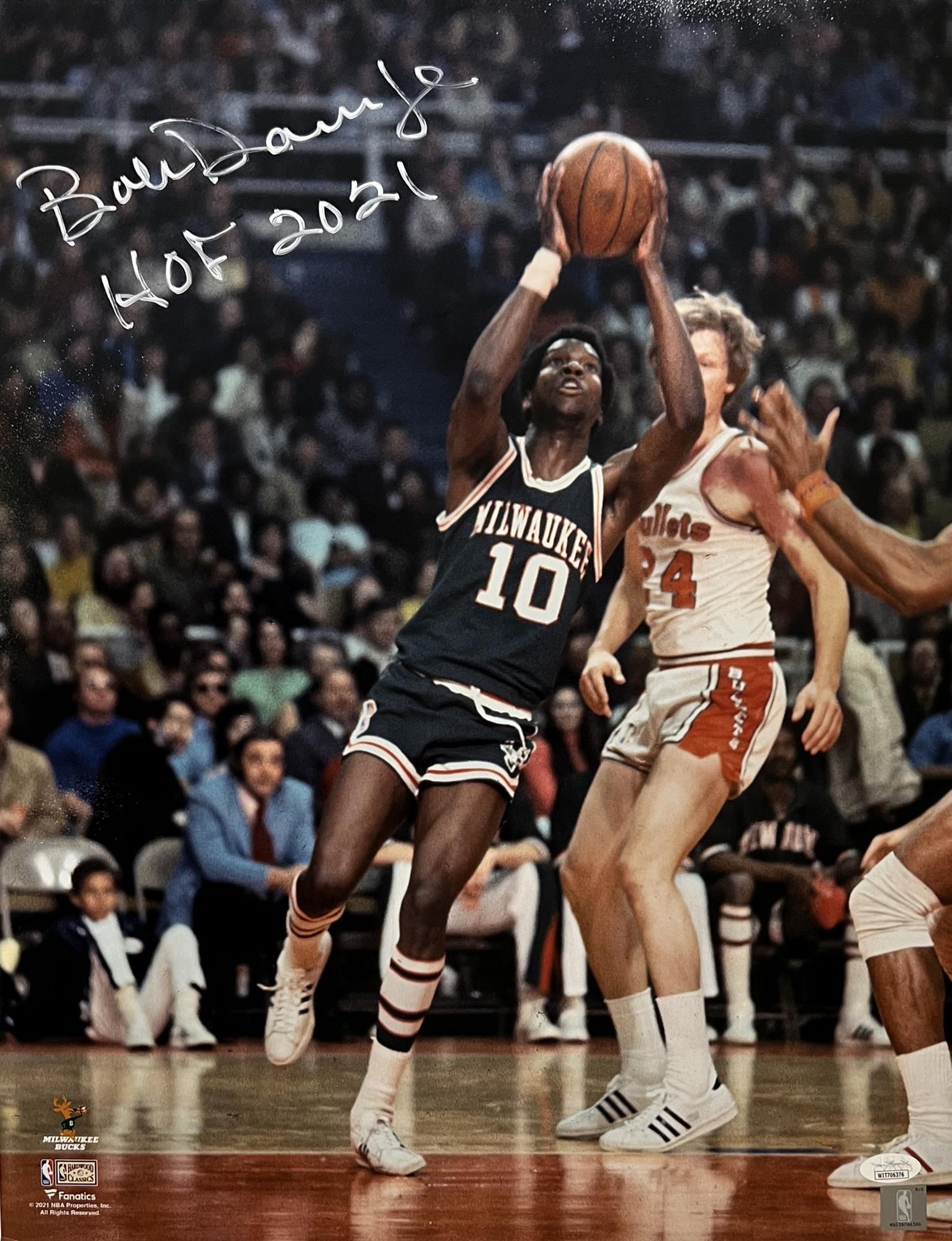 BOB DANDRIDGE SIGNED 16X20 PACKERS PHOTO W/ HOF #8 - JSA