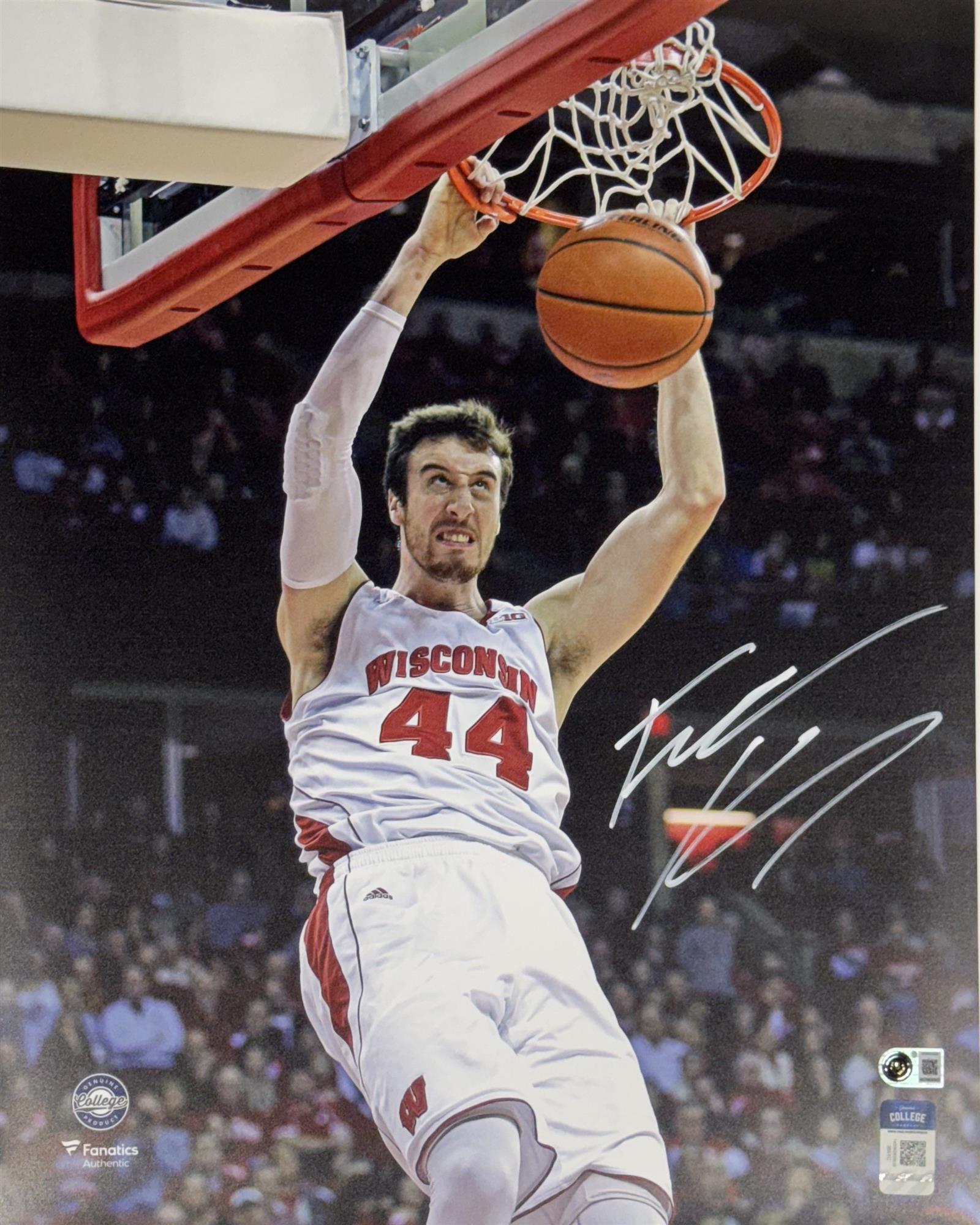 FRANK KAMINSKY SIGNED 16X20 PHOTO #2 - WISCONSIN BADGERS - BAS