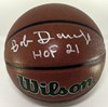 BOBBY DANDRIDGE SIGNED REPLICA WILSON BUCKS LOGO BASKETBALL W/ HOF - BAS