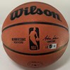 BOBBY DANDRIDGE SIGNED REPLICA WILSON BASKETBALL W/ HOF - BUCKS - BAS