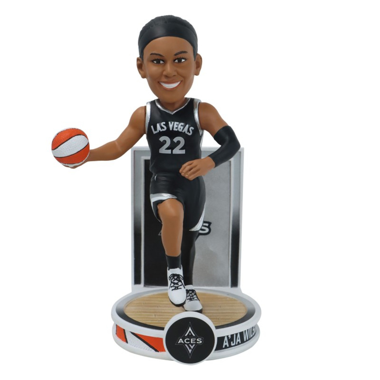 A'JA WILSON - LAS VEGAS ACES WNBA - 2025 BANNER SERIES FOCO BOBBLEHEAD