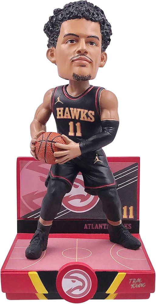 TRAE YOUNG HIGHLIGHT BOBBLEHEAD - ATLANTA HAWKS NBA