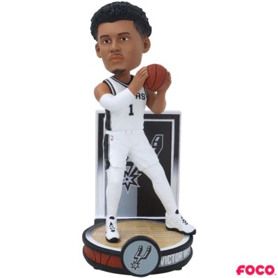 VICTOR WEMBANYAMA 2025 BANNER SERIES FOCO BOBBLEHEAD - SAN ANTONIO SPURS