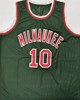 BOB DANDRIDGE SIGNED CUSTOM REPLICA GREEN BUCKS JERSEY - BAS