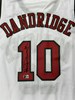 BOB DANDRIDGE SIGNED CUSTOM REPLICA WHITE BUCKS JERSEY - BAS