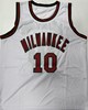 BOB DANDRIDGE SIGNED CUSTOM REPLICA WHITE BUCKS JERSEY - BAS