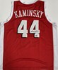 FRANK KAMINSKY SIGNED CUSTOM REPLICA BADGERS RED JERSEY - BAS