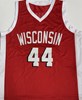 FRANK KAMINSKY SIGNED CUSTOM REPLICA BADGERS RED JERSEY - BAS