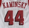 FRANK KAMINSKY SIGNED CUSTOM REPLICA BADGERS WHITE JERSEY - BAS