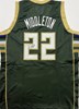 KHRIS MIDDLETON SIGNED REPLICA GREEN JERSEY - MILWAUKEE BUCKS NBA - JSA