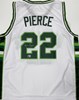 RICKY PIERCE SIGNED CUSTOM REPLICA WHITE BUCKS JERSEY