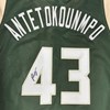 THANASIS ANTETOKOUNMPO SIGNED REPLICA GREEN JERSEY - MILWAUKEE BUCKS NBA