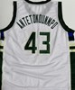 THANASIS ANTETOKOUNMPO SIGNED REPLICA WHITE JERSEY - MILWAUKEE BUCKS NBA