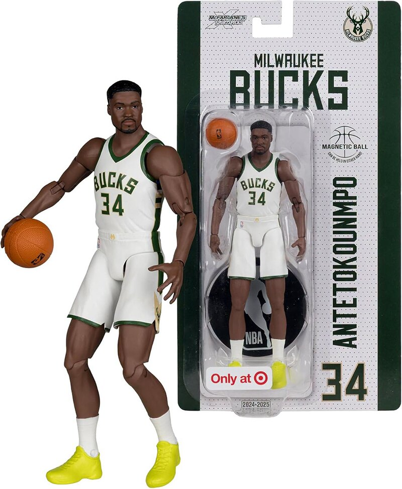 GIANNIS ANTETOKOUNMPO 6" ARTICULATED FIGURE - MILWAUKEE BUCKS NBA