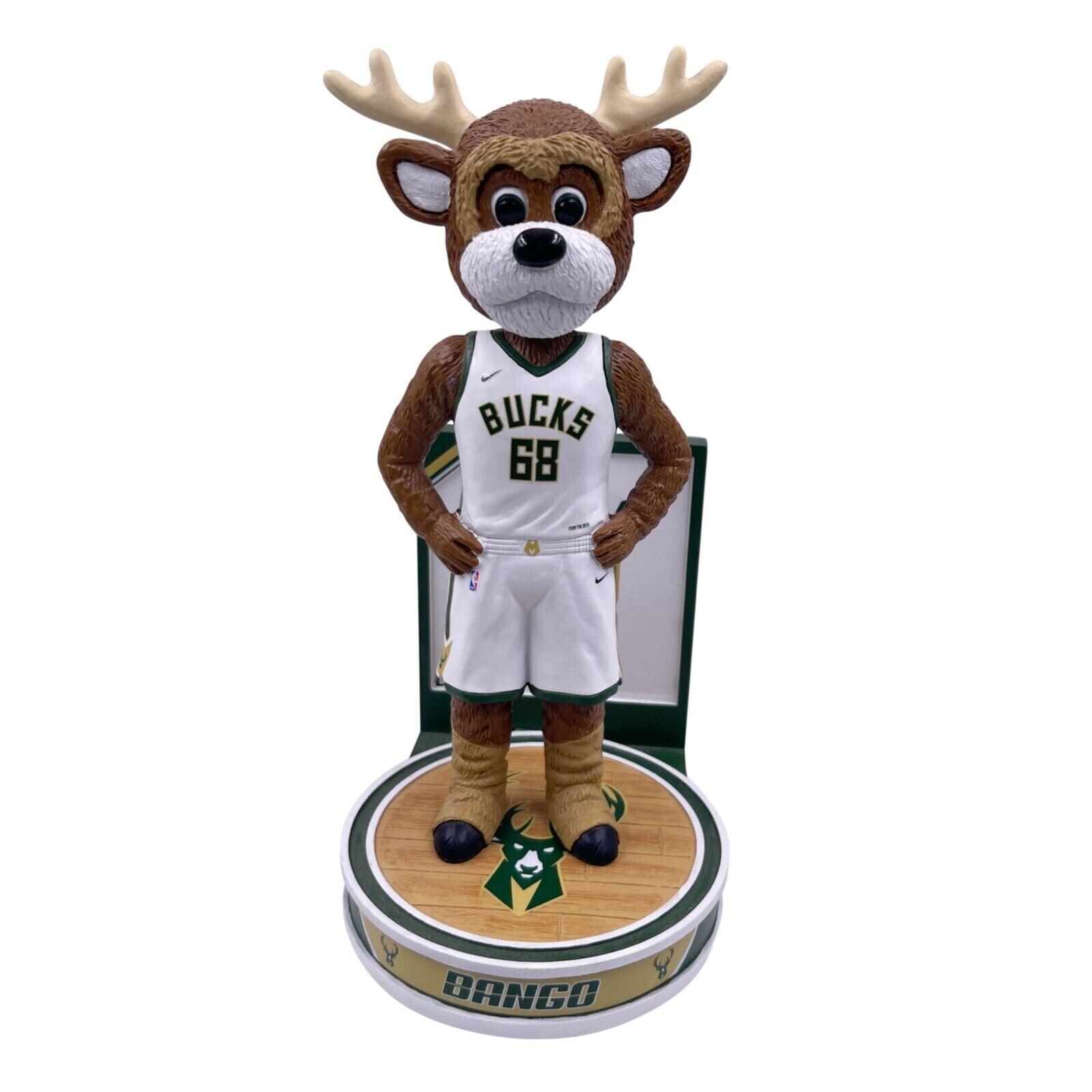 BANGO (BUCKS MASCOT) 2023 HERO SERIES FOCO MILWAUKEE BUCKS BOBBLEHEAD