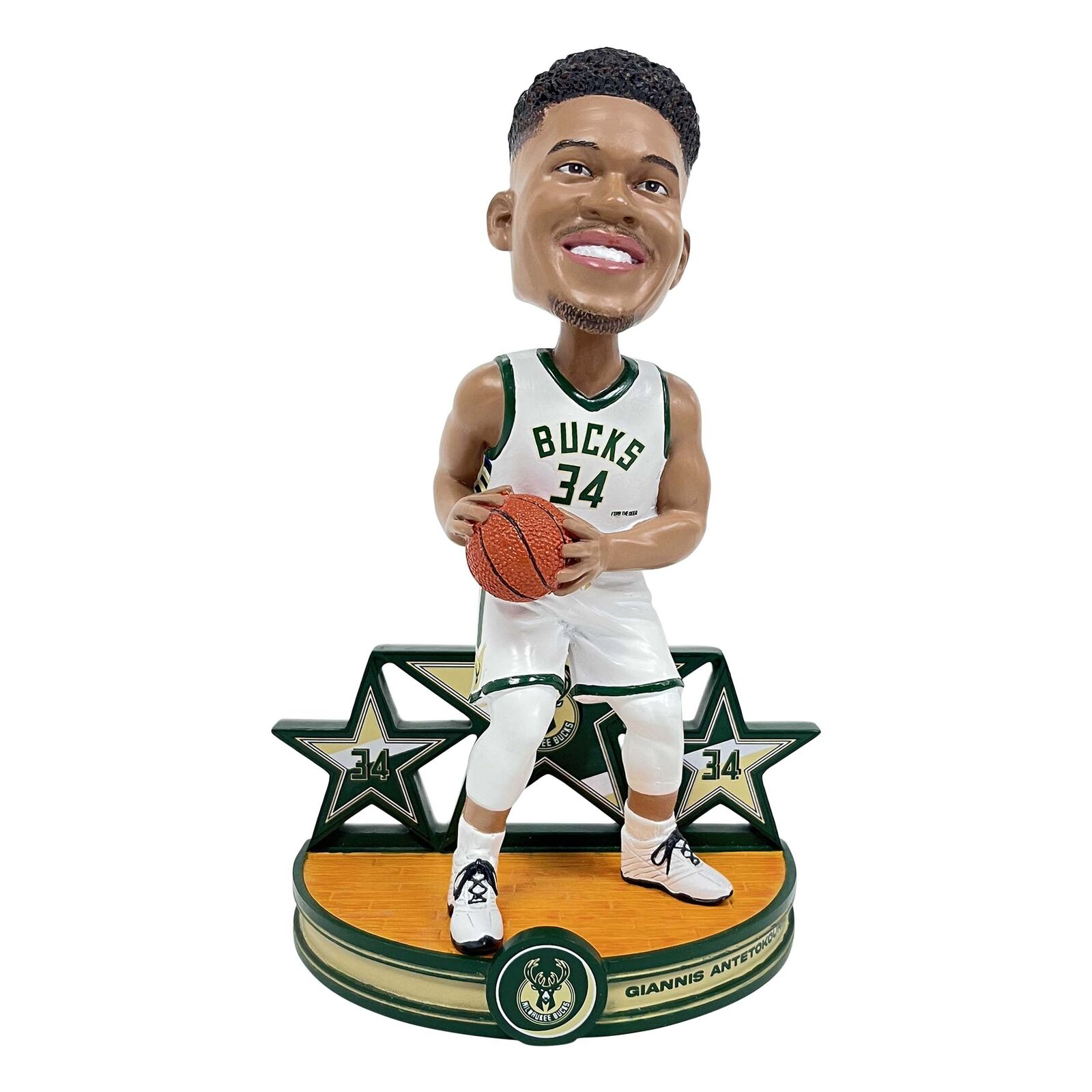 GIANNIS ANTETOKOUNMPO 2024 SUPERSTAR FOCO MILWAUKEE BUCKS BOBBLEHEAD