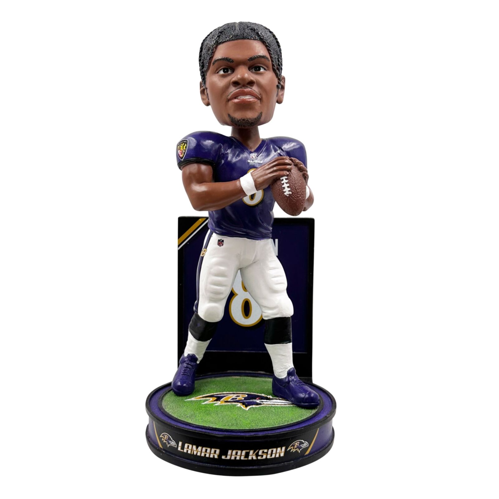 LAMAR JACKSON 2023 HERO SERIES FOCO BALTIMORE RAVENS BOBBLEHEAD