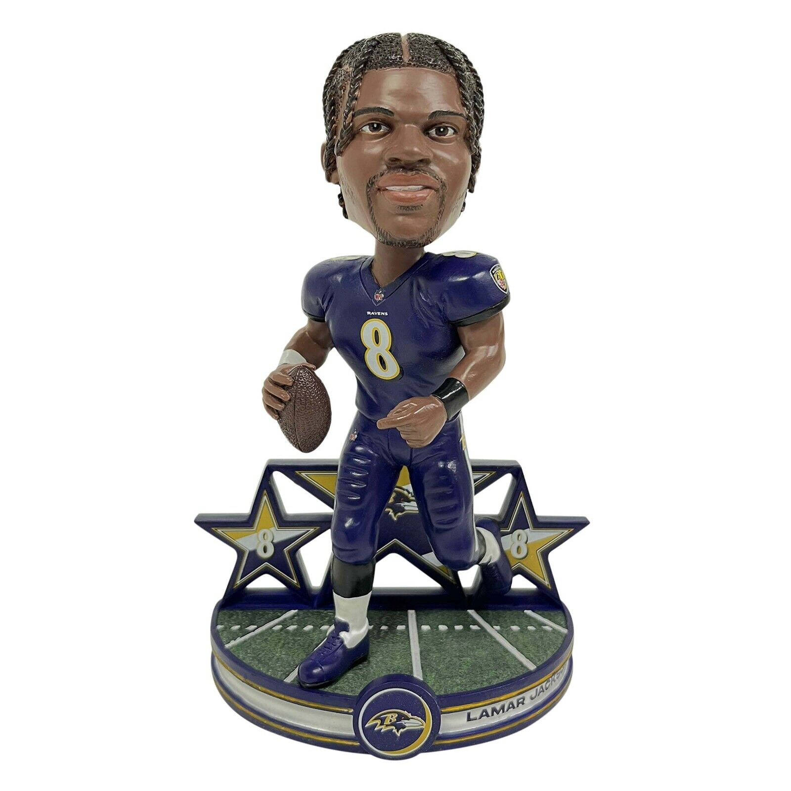 LAMAR JACKSON 2024 SUPERSTAR FOCO BALTIMORE RAVENS BOBBLEHEAD
