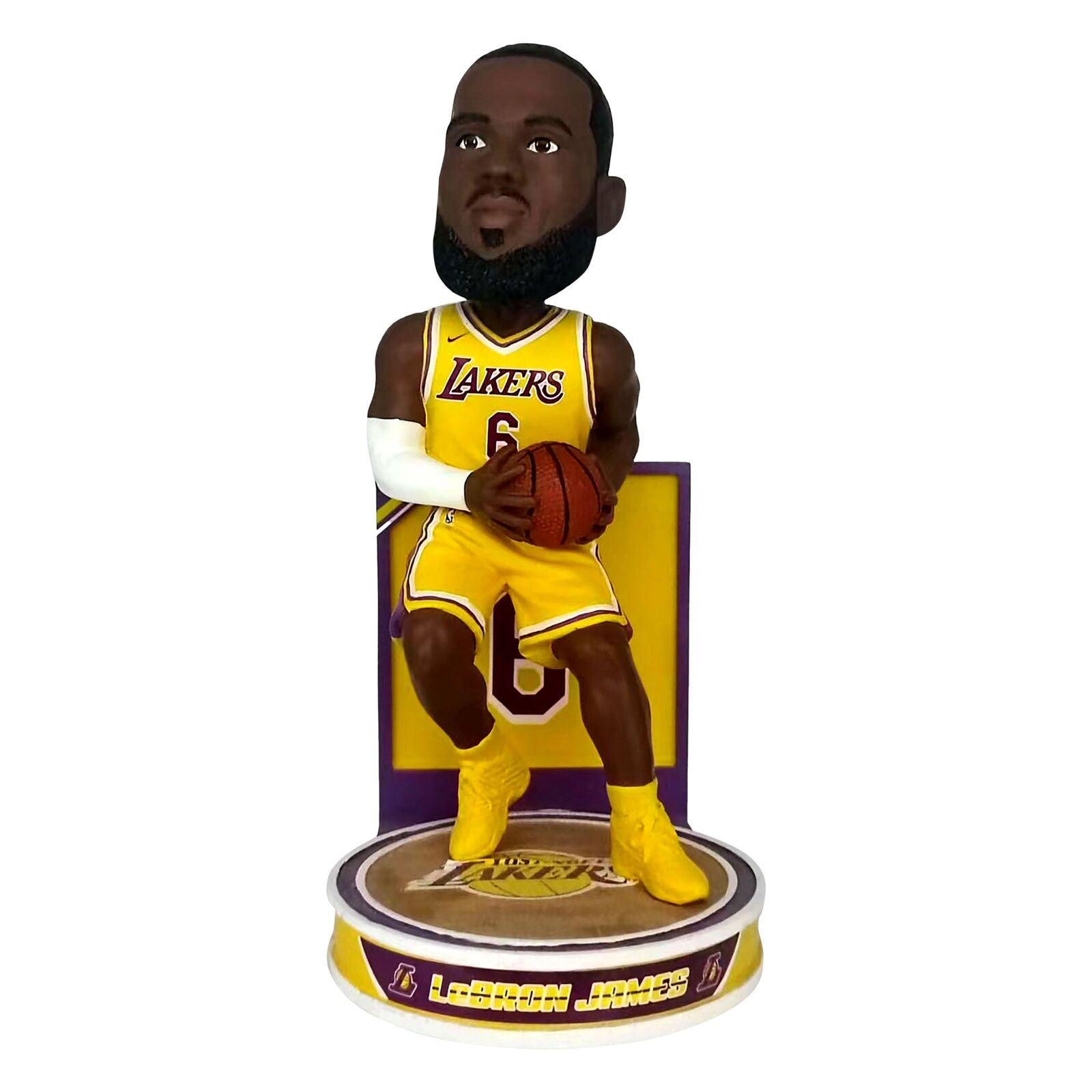 LEBRON JAMES 2023 HERO SERIES FOCO LOS ANGELES LAKERS BOBBLEHEAD