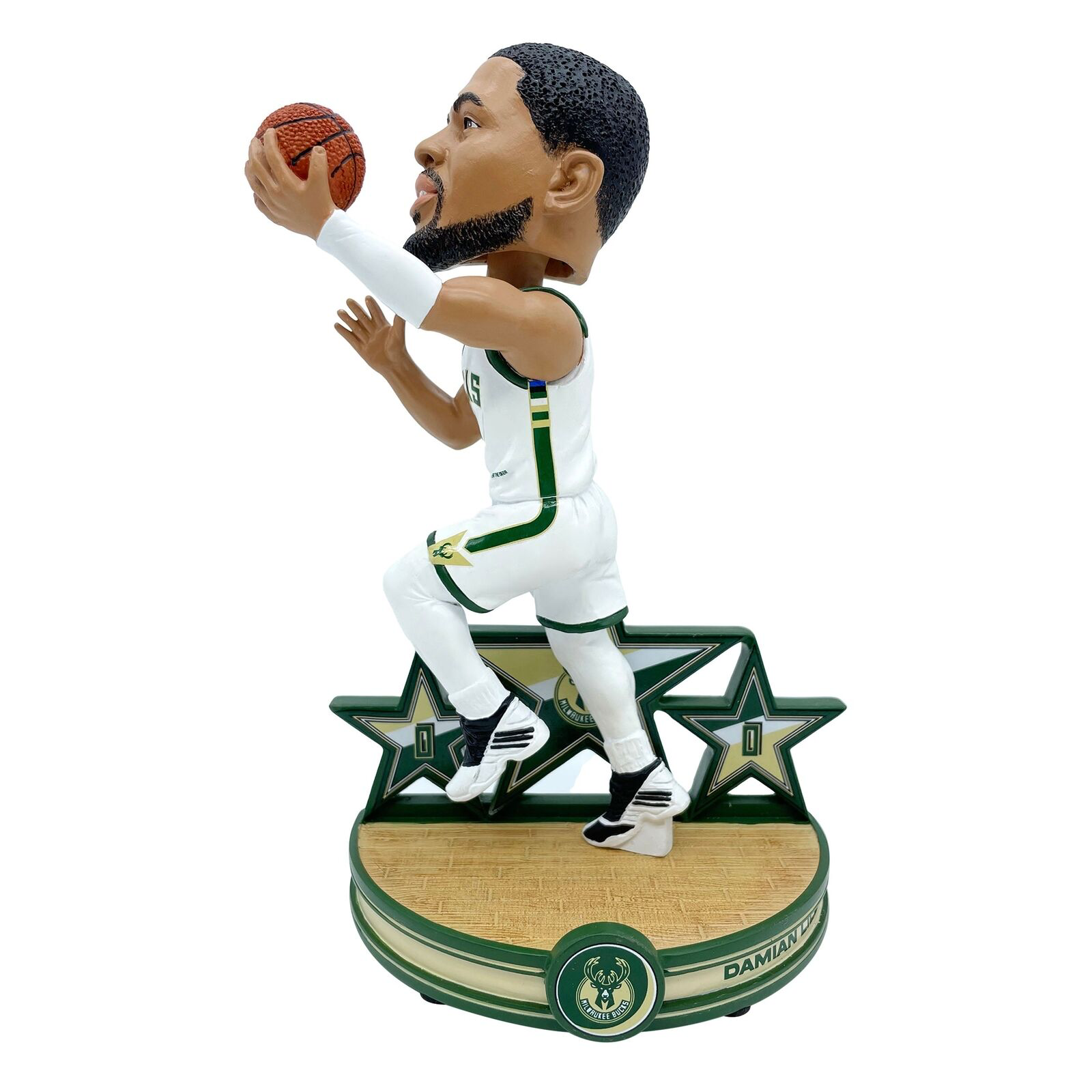 DAMIEN LILLARD 2024 SUPERSTAR FOCO MILWAUKEE BUCKS BOBBLEHEAD