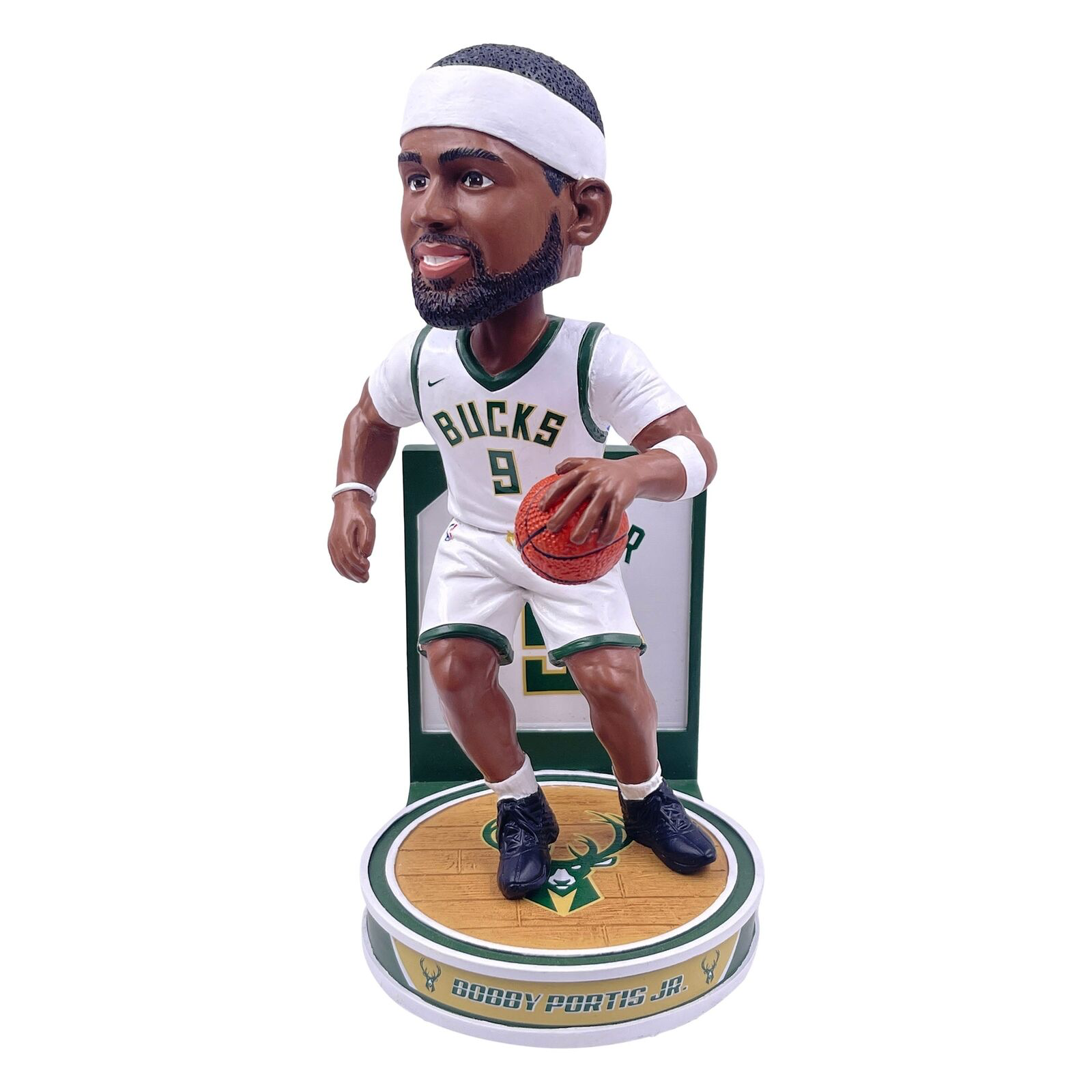 BOBBY PORTIS 2023 HERO SERIES FOCO MILWAUKEE BUCKS BOBBLEHEAD