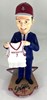 SAM DEKKER SIGNED HOUSTON ROCKETS DRAFT DAY BOBBLEHEAD - BAS