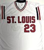 TED SIMMONS SIGNED CUSTOM REPLICA CARDINALS WHITE JERSEY - BAS
