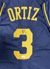 JOEY ORTIZ SIGNED CUSTOM REPLICA BREWERS BLUE JERSEY - JSA
