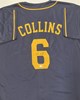 ISAAC COLLINS SIGNED CUSTOM REPLICA BREWERS BLUE JERSEY  - JSA