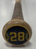 ANDREW VAUGHN SIGNED SSK PRO MAPLE JB29 2025 GAME USED BAT - BREWERS - JSA