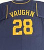 ANDREW VAUGHN SIGNED CUSTOM REPLICA BREWERS BLUE JERSEY  - JSA