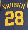 ANDREW VAUGHN SIGNED CUSTOM REPLICA BREWERS BLUE JERSEY  - JSA